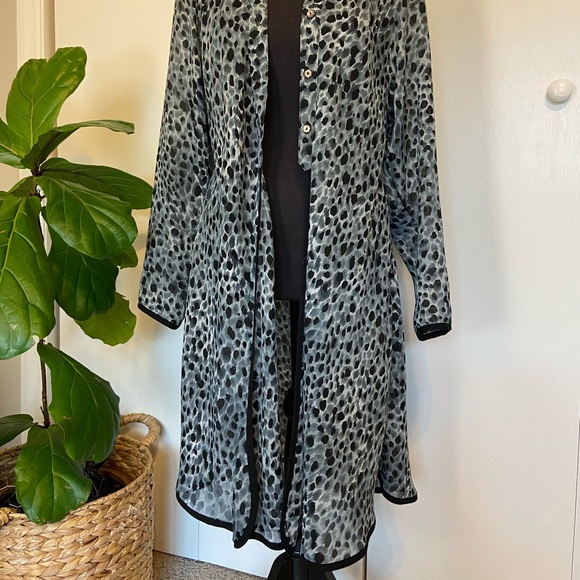 Sarong Style Button Down Cover Up | Collar Cover - Picture 2 of 12